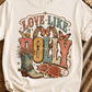 Celebrity Dolly DTF Transfer