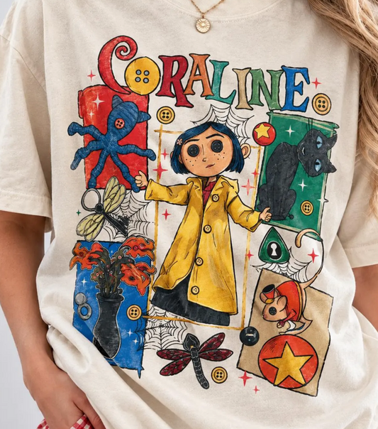 Celebrity Coraline DTF Transfer