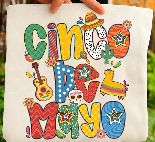 Cinco de Mayo DTF Transfer