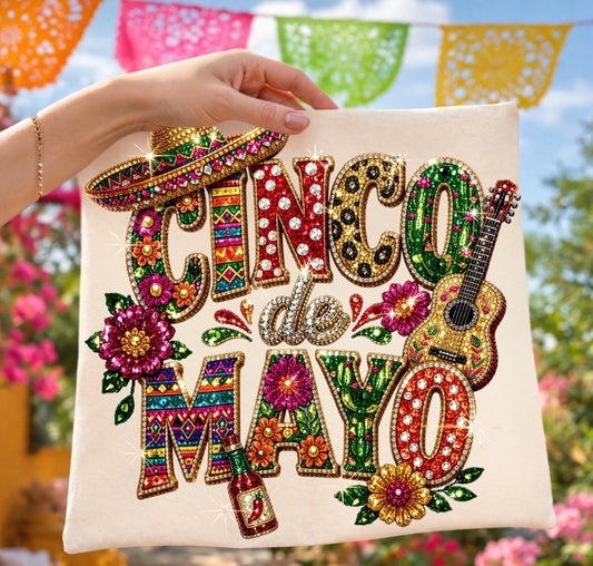 Cinco de Mayo DTF Transfer