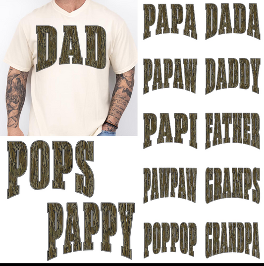 Dad/Father DTF Transfer