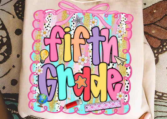 Fifth Grade DTF Transfer