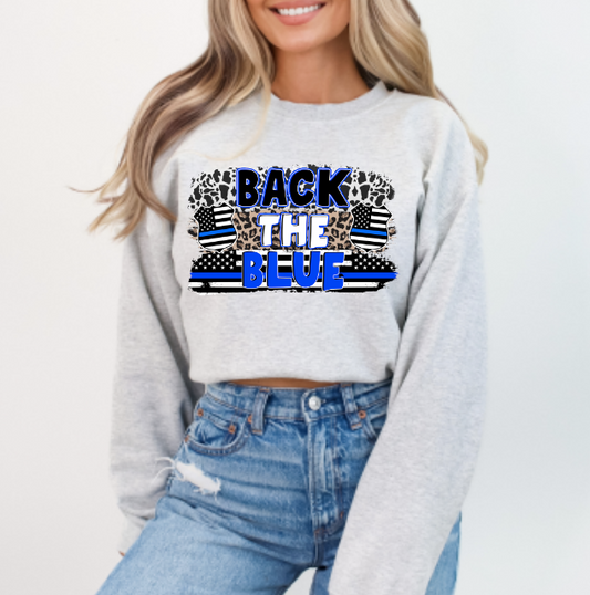 Back the Blue DTF Transfer