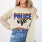 Police Wife DTF Transfer