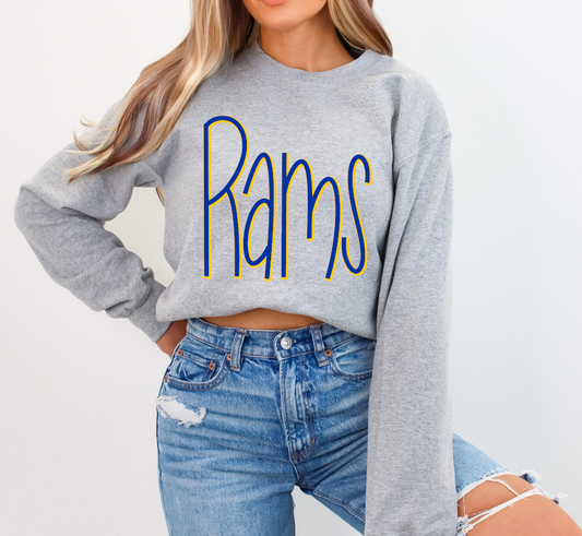 Rams DTF Transfer