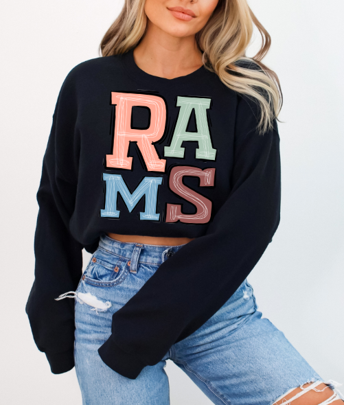 Rams DTF Transfer