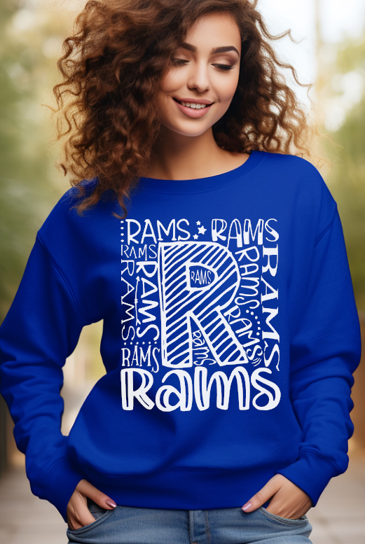 Rams DTF Transfer