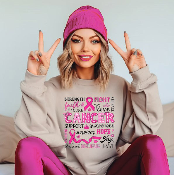 Breast Cancer DTF Transfer