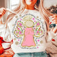 Christmas Angel Glory to God DTF Transfer