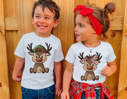 Boy Reindeer DTF Transfer