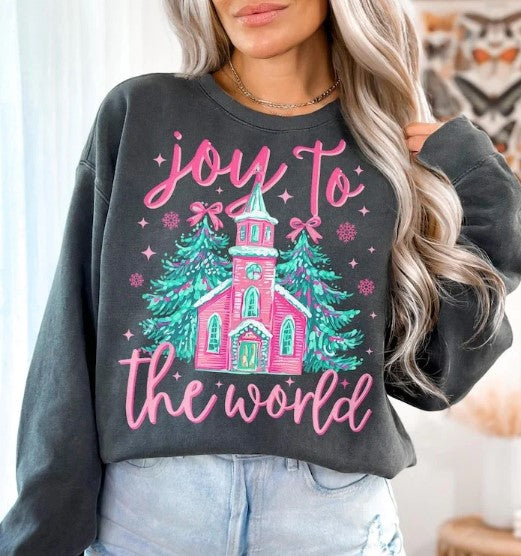 Joy to the World DTF Transfer
