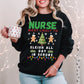Nurse Sleigh all day in scrubs DTF Transfer