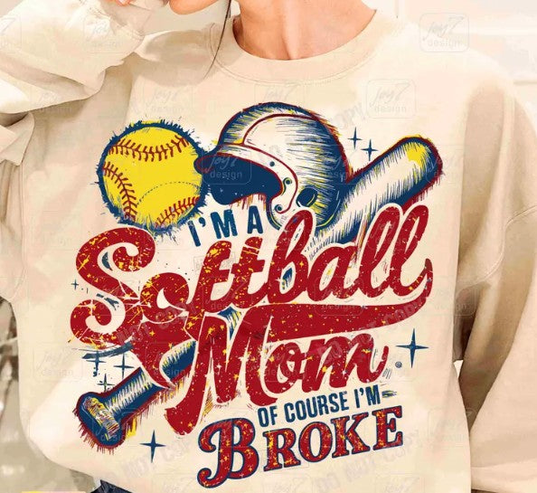 Softball DTF Transfer