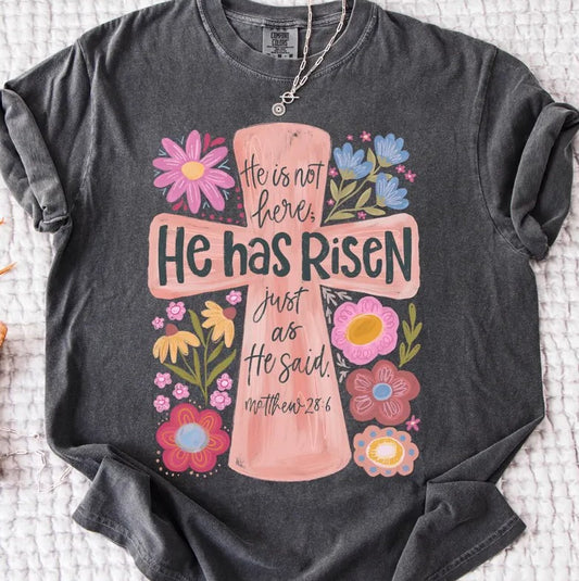 He is Risen DTF Transfer