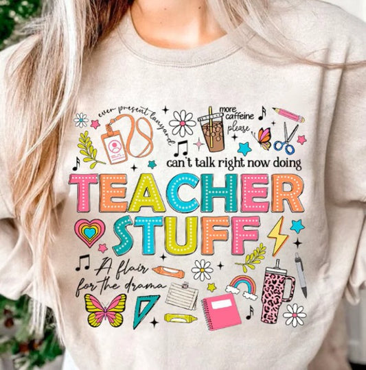 Teacher Stuff Mode DTF Transfer