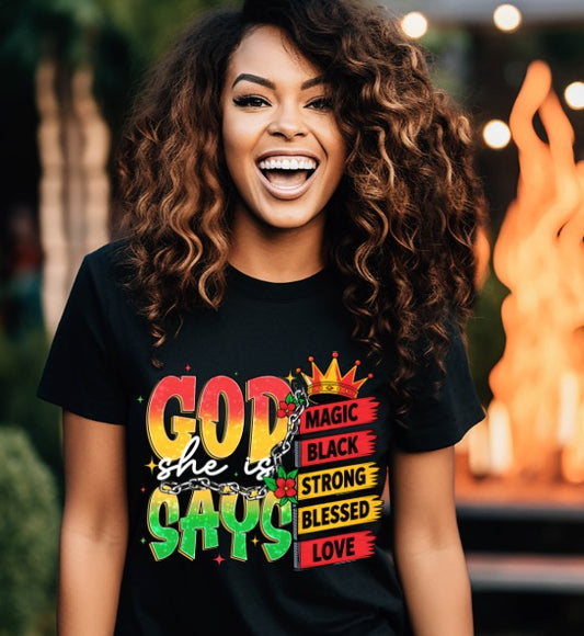 God Says DTF Transfer