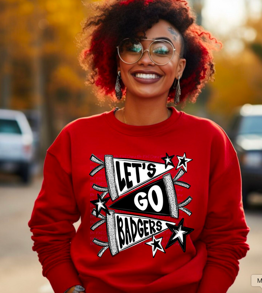 Badgers DTF Transfer