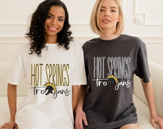 Trojans - white writing DTF Transfer