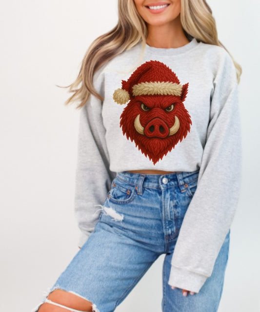 Hog with yarn effect DTF Transfer