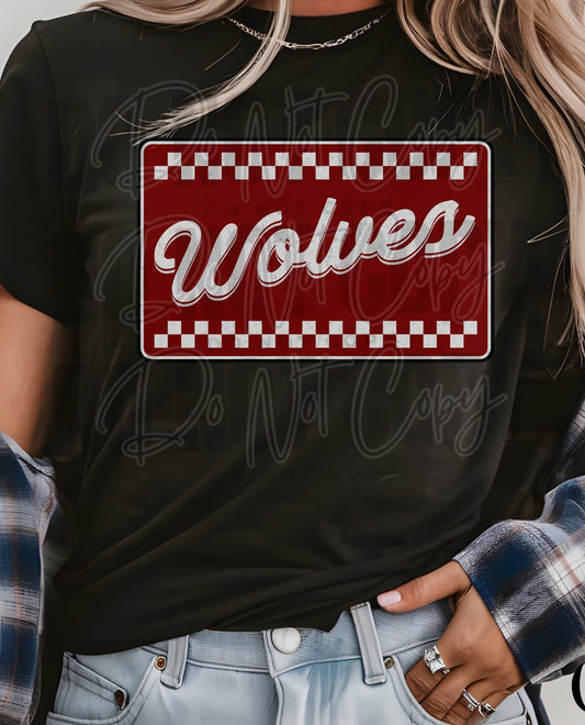 Wolves DTF Transfer