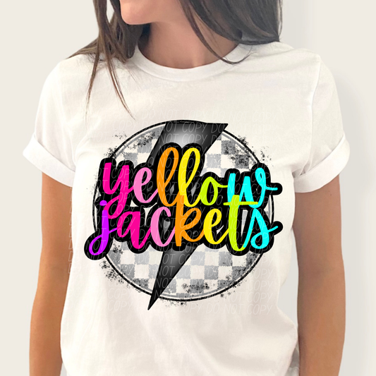 Yellow Jackets DTF Transfer