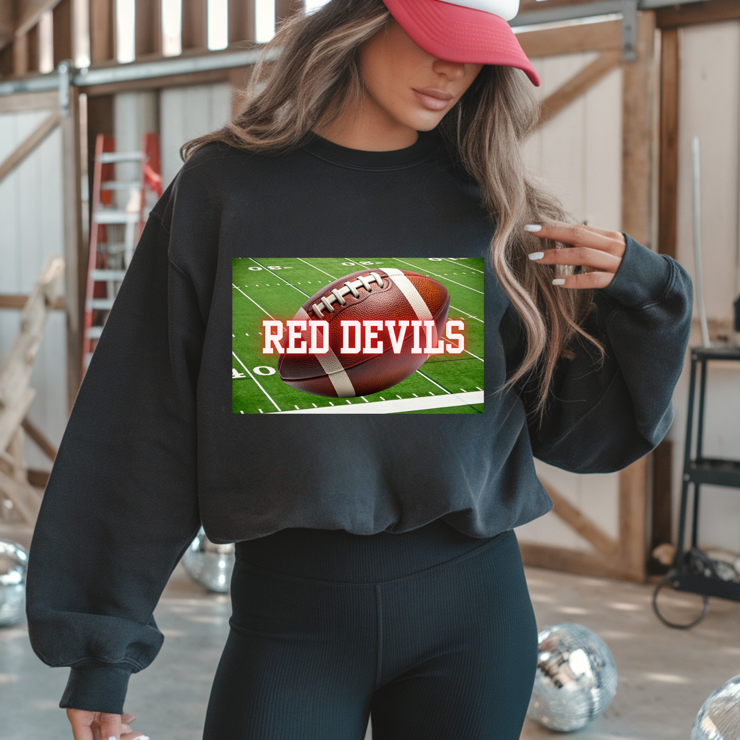 Red Devils DTF Transfer