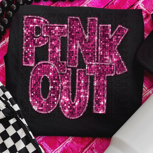 Pink Out DTF Transfer